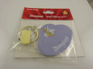 disneyland name badge tinkerbell Disneyworld not engraved new purple - Picture 1 of 7