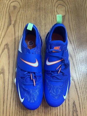 NIKE POLE VAULT ELITE TÊNIS DE CORRIDA MASCULINO TAMANHO 12 SEM PONTAS NOVO SEM ETIQUETAS RACER AZUL - Imagem 1 de 4