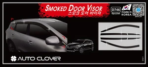 Smoke Weather shields 6pcs for 2016 ~ 2018 New Generation Renault Koleos QM6 - Picture 1 of 11