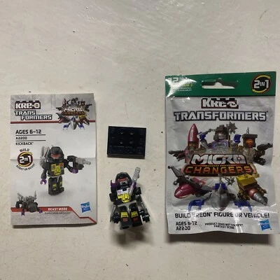 Kre-O Transformers Micro Changers Kickback - New Complete 2 in 1 A2200 Diver - Image 1 of 4