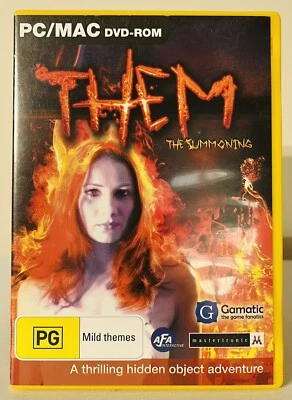 THEM "THE SUMMONING"  PC MAC DVD ROM ~ PG ~ Hidden Object Game - Image 1 of 3