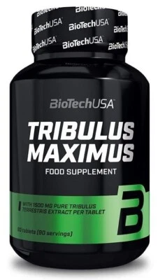 BioTechUSA Tribulus Maximus (Tribulus Terrestris) 1500mg 90 Tabs Testo-Booster - Bild 1 von 2
