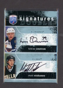 2007-08 Be A Player Signatures Duals #2SEN Tobias Enstrom/Matt Niskanen - Picture 1 of 1