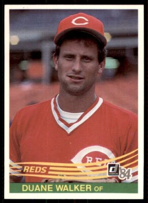 1984 Donruss Baseball Duane Walker . Cincinnati Reds #325 - Image 1 of 2
