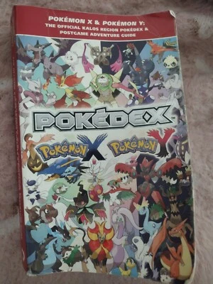 Pokemon X and Y Pokedex Official Manual Kalos 2013 Game Freak No Poster Nintendo - Image 1 of 4