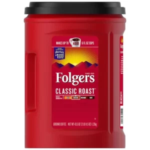 Café molido tostado medio Folgers Classic, 43,5 oz - sabor rico y equilibrado - Imagen 1 de 11