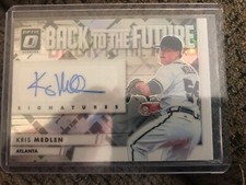 2016 Donruss Optic Back To The Future Signatures #BTFKM Kris Medlen Atlanta 