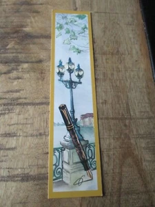 Marque-page l art d écrire&d offrir-Enghien les bains-signé/signature manuscrite - Imagen 1 de 3