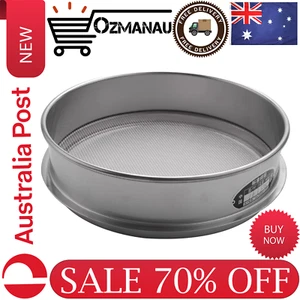 Ksrnsne Garden Sieve Steel Stainless Steel Riddle Sieve Mesh Soil Sifter Filter - Picture 1 of 9