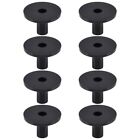 8Pves 8PCS 38x26mm Black Drum Cymbal Sleeves Replacement for Shelf Drum Kit P1F9