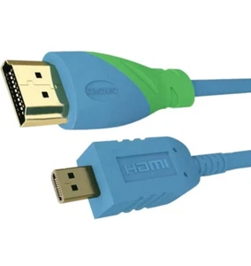 10ft 4K Micro HDMI to HDMI Cable - 2.0 Soft Cord, 4K @ 60Hz, 2K @ 165Hz, 18Gbps - Picture 1 of 6