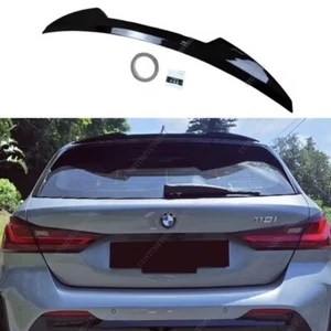 Alerón negro brillante estándar BMW 1 Series F40 2019-2024 extensión techo labio del ala - Imagen 1 de 6