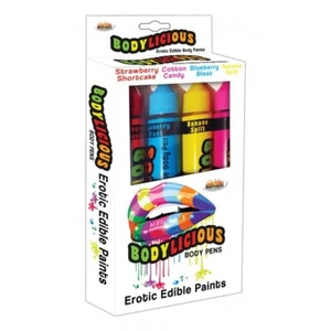 Bodylicious Flavored Edible Body Paint Pens by Hott Products - Picture 1 of 2