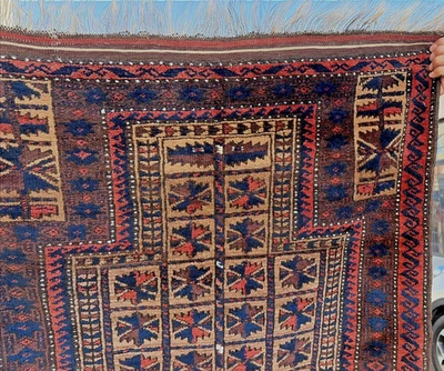 Auth: 19th C Antique Camel Hair Baloochi     Collectors.  Tree Of Life    3x5 NR - Image 1 of 4