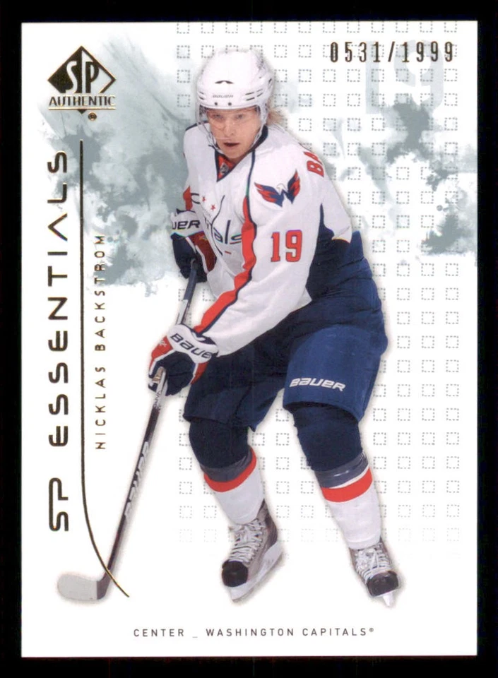 2009-10 SP Authentic #136 Nicklas Backstrom ESS /1999 - Image 1 of 2