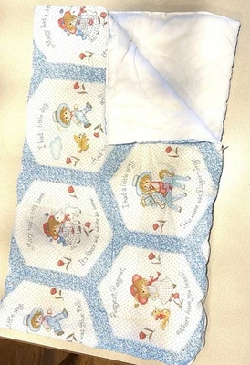 SACO DE DORMIR SACO DE DORMIR SACO DE DORMIR CON CREMALLERA BEBÉ RIMAS INFANTILES RARO DE COLECCIÓN Manta Edredón Foto 1 de 4