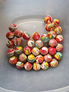 Lote De 25 Super Bolas De Colección Goma Rebote Años 70 - Imagen 1 de 9