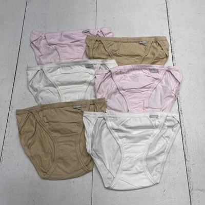 Bragas de bikini Jockey Elance de cuerda para mujer talla 5 rosa blanco beige lote 6 Foto 1 de 4