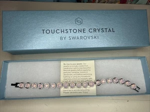 Touchstone Crystal By Swarovski Rose Water Ice Bracelet BNIB - Picture 1 of 5