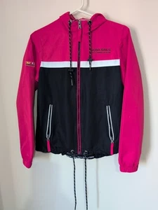 Quba Sails Hutton X Series Womens Lightweight Sailing Jacket Size 8-pink/Blue - Picture 1 of 16