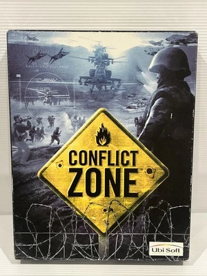 Conflict Zone Original Big Box PC Game PC Cd ROM Y2K UbiSoft - Image 1 of 4