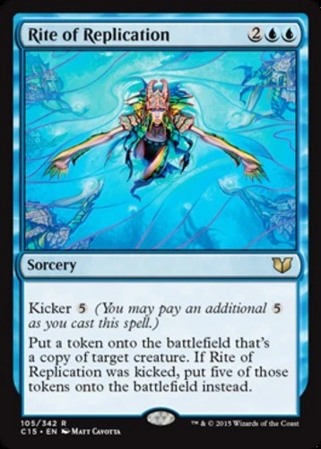 MTG - Rite of Replication - Commander 2015 - NM, English Magic FLAT RATE SHIP - Image 1 of 1