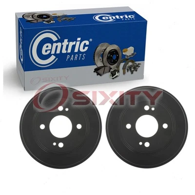 Tambores de freno traseros centrados 2 piezas para Honda Civic 2001-2005 frenado parada fy Foto 1 de 4