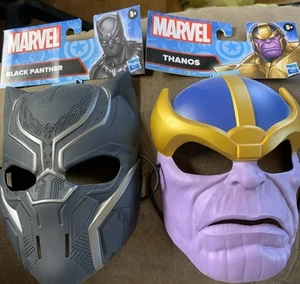 Hasbro Marvel Thanos Máscara de Juguete y Pantera Negra Máscaras de Halloween con Banda Flexible - Imagen 1 de 2