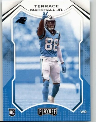 2021 Panini Playoff Terrace Marshall Jr. Rookie #220 RC Carolina Panthers - Image 1 of 2