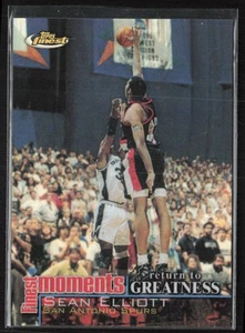 2000-01 Finest #FM-SE Sean Elliot #FM-JK Moments Rifrattori - Foto 1 di 2