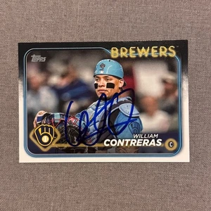WILLIAM CONTRERAS signed Autogramm 2024 Topps Update Series Card Brewers #ASG10 - Bild 1 von 1