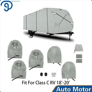 Waterproof Anti-UV 4Ply For 18'-20' RV Trailer Cover Camper Travel Trailer Cover - Bild 1 von 18