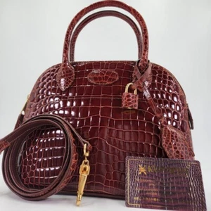 KWANPEN 2way Handbag Shoulder Bag Crossbody Brown Leather Women Used Japan F/S - Picture 1 of 10