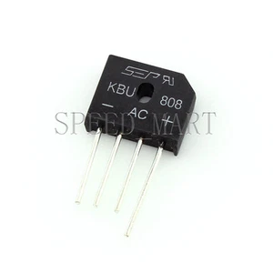 1 pcs KBU808 Bridge Rectifier Gleichrichter 800V AC change DC 8A KBU-808 - Picture 1 of 3