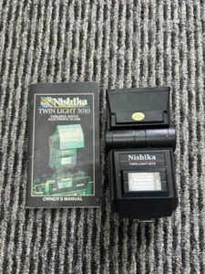 Nishika Twin Light 3010 Variable Angle Electronic Flash Vintage - Picture 1 of 4