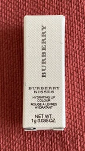 BNIB BURBERRY MINI MILITARY RED BURBERRY KISSES HYDRATING LIPSTICK 1g - Picture 1 of 3
