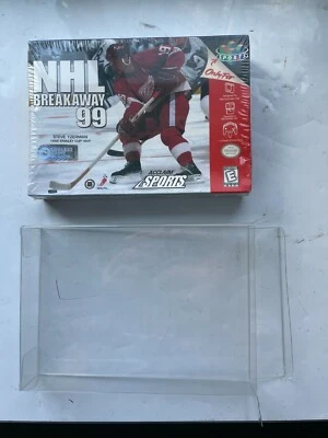 NHL Breakaway 99 (Nintendo 64, 1998) Steve Yzerman Cover Detroit New Sealed Read - Image 1 of 4