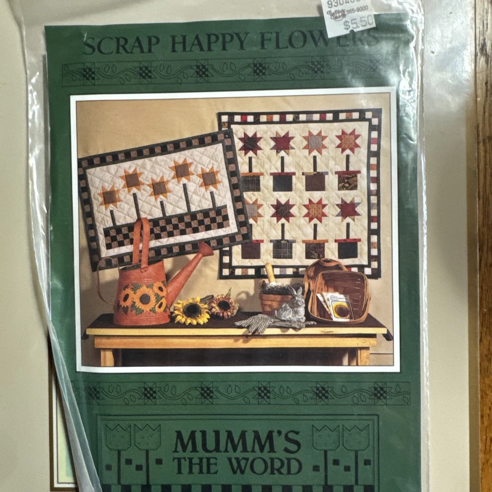 Debbie Mumm Sunflower Quilt Pattern Applique Patterns Scrap Happy Flowers - Image 1 of 1