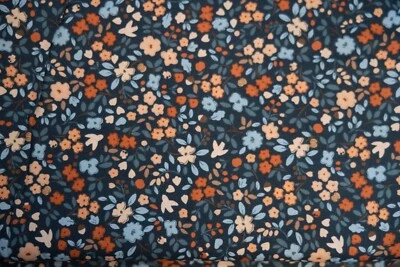 Dear Stella 100% Cotton Fabric Carbon Autumn Floral Stella-DCJ1637 1  1 yard Foto 1 de 3