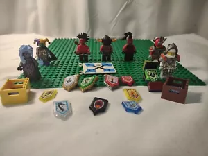 LEGO NEXO KNIGHTS Lot Electrified JESTEO,MAGAR,MACY,LANCE AND SHIELDSDemon Warri - Picture 1 of 9