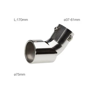 Simoni Racing Terminale rotondo regolabile acciaio inox - Foto 1 di 1