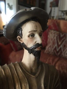 XTall DON QUIJOTE Quijote Statue Figur Mann von La Mancha STEHEND Schild Speer - Bild 1 von 20