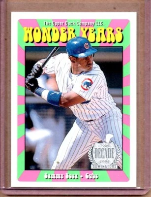 1999 UPPER DECK SAMMY SOSA WONDER YEARS  #WY25  (NM-NM/MT) - Image 1 of 2