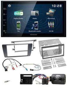 Kenwood 2DIN Bluetooth Lenkrad USB DAB Autoradio für Skoda Octavia 04-13 Scout - Bild 1 von 11