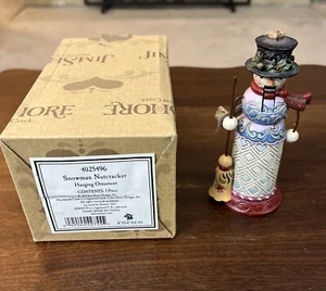 JIM SHORE 2011 Snowman Nutcracker 4025496 w/Box - Picture 1 of 6