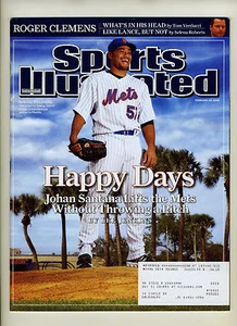 Feb 25 2008 Johan Santana Sports Illustrated Mets - Bild 1 von 1
