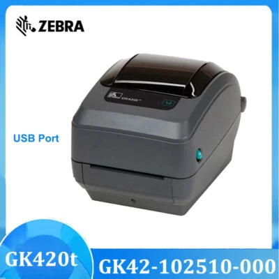 Zebra GK420T USB Direct and Thermal Transfer Label Tag Printer GK42-102510-000 - Bild 1 von 4