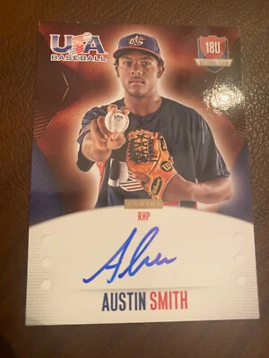 2014 Panini USA Baseball Austin Smith Auto /499 San Diego Padres - Image 1 of 2