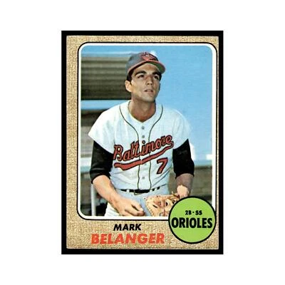 Mark Belanger 1968 Topps #118 Baltimore Orioles Baseball Card VG - Image 1 of 3