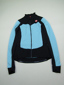 Castelli Cycling Long Sleeve Jersey Winter Jacket Womens Small Active Wear Lined